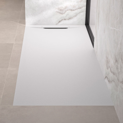 Kineline shower tray in white
