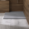 Kinerock Evo square shower tray in grey
