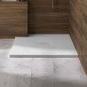 Kinerock Evo square shower tray in white