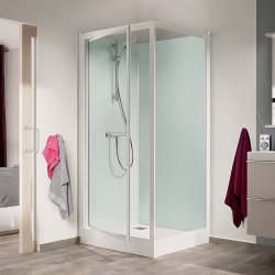 Kineprime Glass cubicle with pivot door