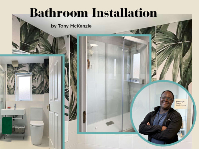 Easy bathroom installation with Kinewall and Kinemagic